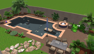 3-D pool design alt view