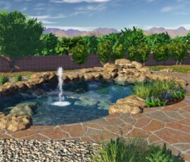 Pool Transformed to Pond